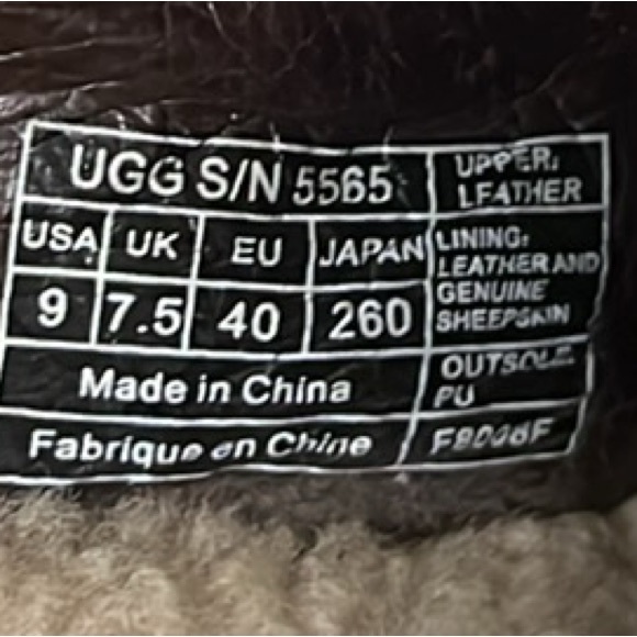 UGG, Brown Color, Heel Out, Belt Buckle Strap, Close Toe Heels, Size 9 - Picture 15 of 15